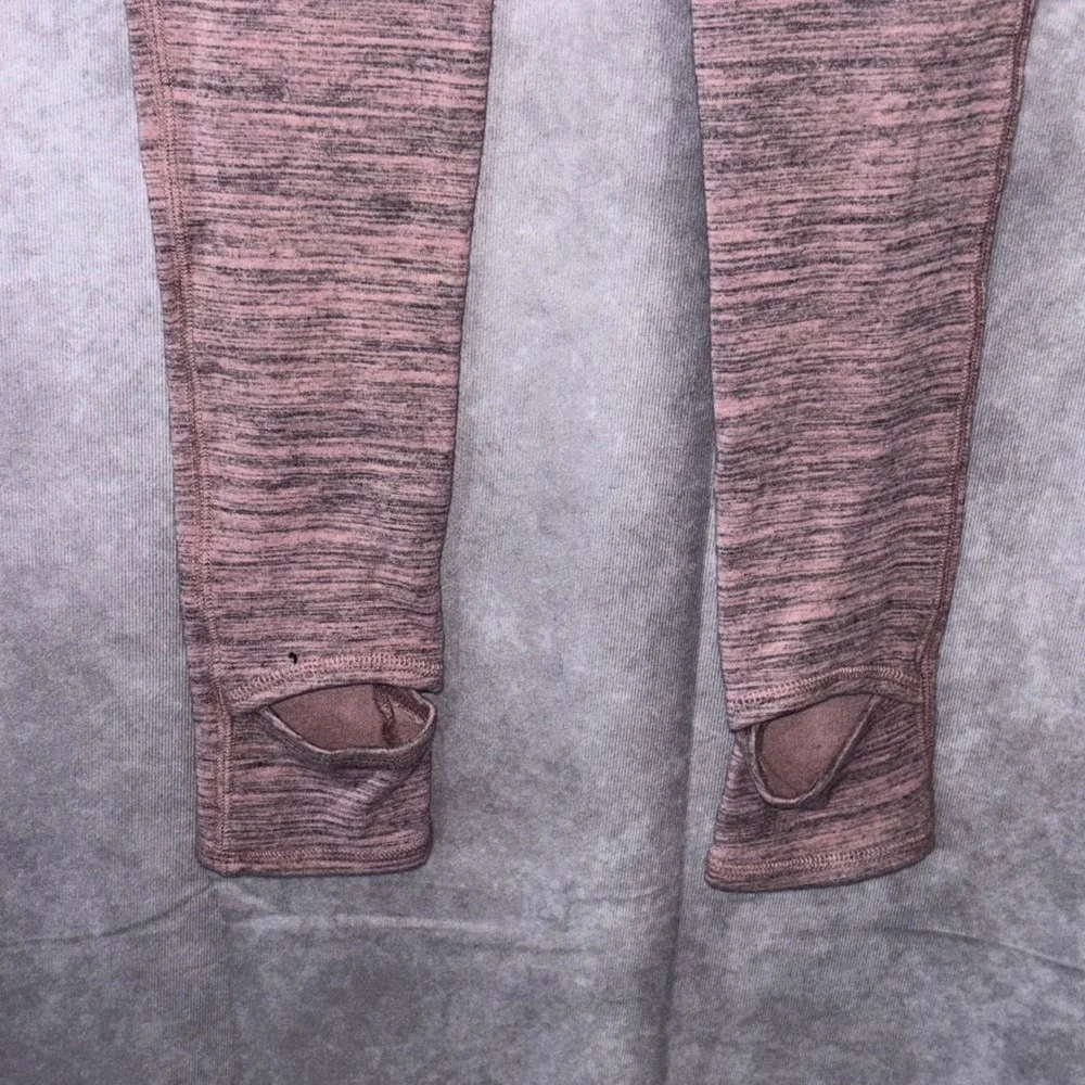 Free‎ People Movement Women Small Pink Heathered High Rise Stirrup Leggings